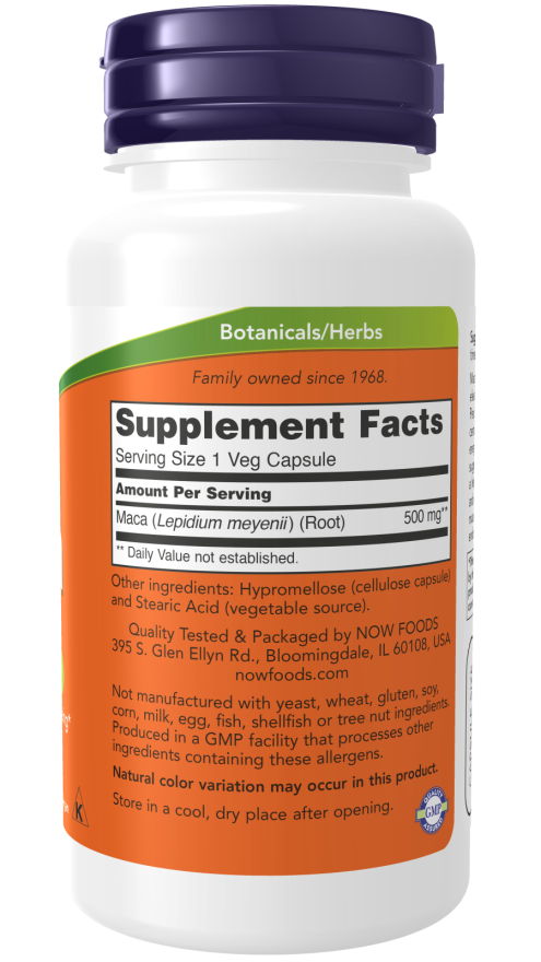 NOW MACA 500mg (100VCAPS)_photo_3