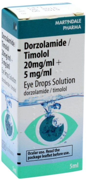 MARTINDALE DORZOLAMIDE   TIMOLOL (EYE DROPS)
