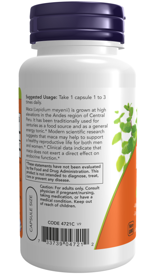 NOW MACA 500mg (100VCAPS)_photo_2